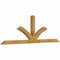 Ekena Millwork Richland Rough Sawn Timber Gable Bracket, Western Red Cedar, 96"W x 32"H x 4"D x 4"F, 8/12 Pitch GBW096X32X0404RIC00RWR - alternate 4